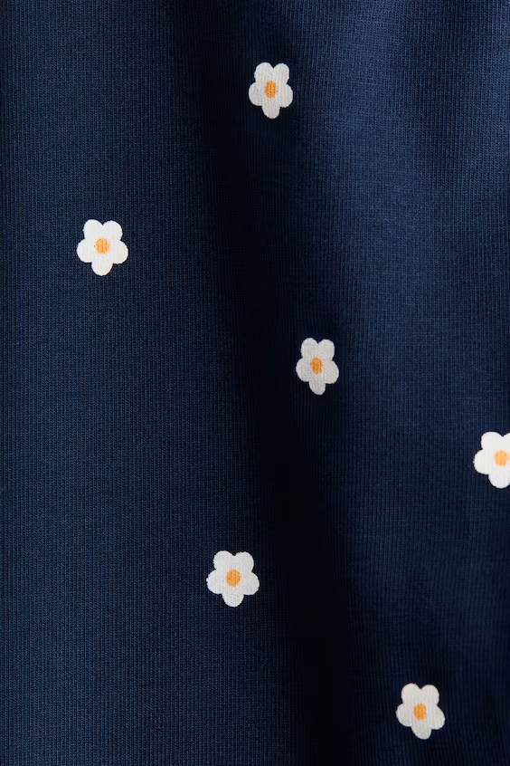 Леггинсы из хлопка с принтом