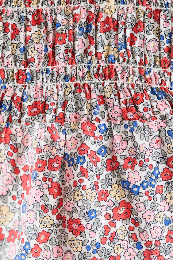 Комбинезон из хлопка с пышными манжетами