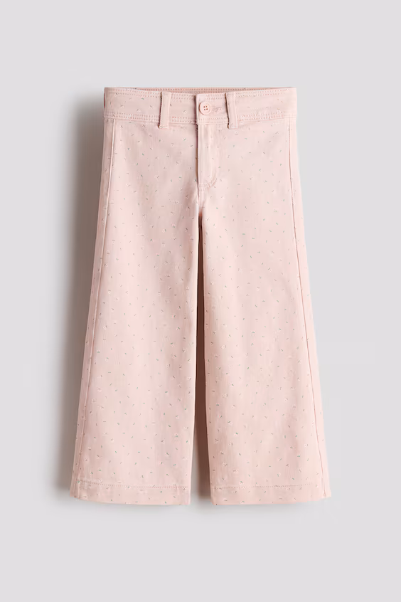 Брюки трапециевидного кроя