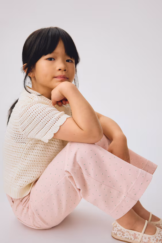 Брюки трапециевидного кроя