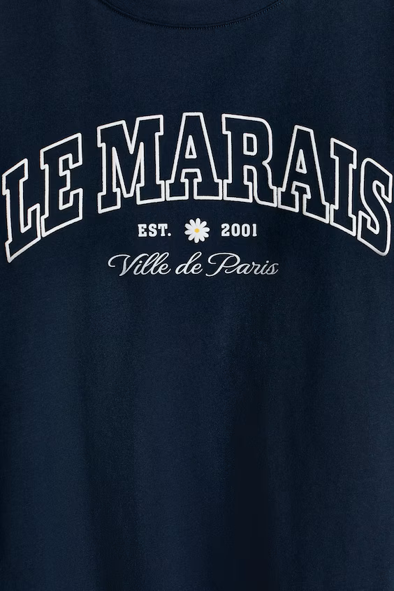 Oversize футболка из хлопка