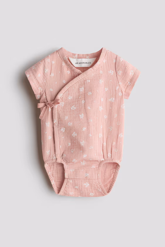 Боди из хлопковой муслина