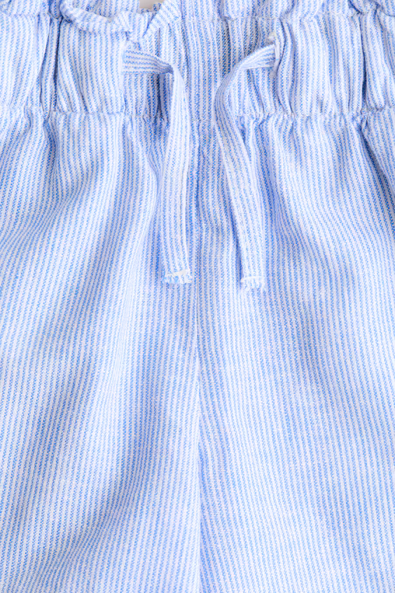 Шорты из смесового льна