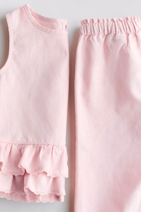 Набор из 2 предметов из смесового льна