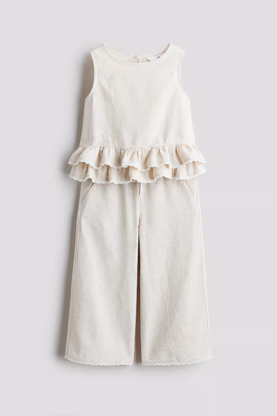 Набор из 2 предметов из смесового льна