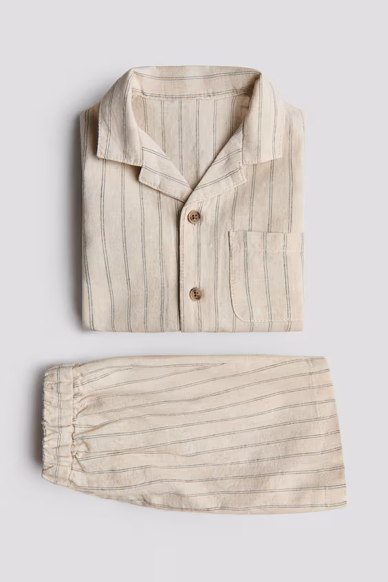 Комплект из 2 предметов из смеси льна