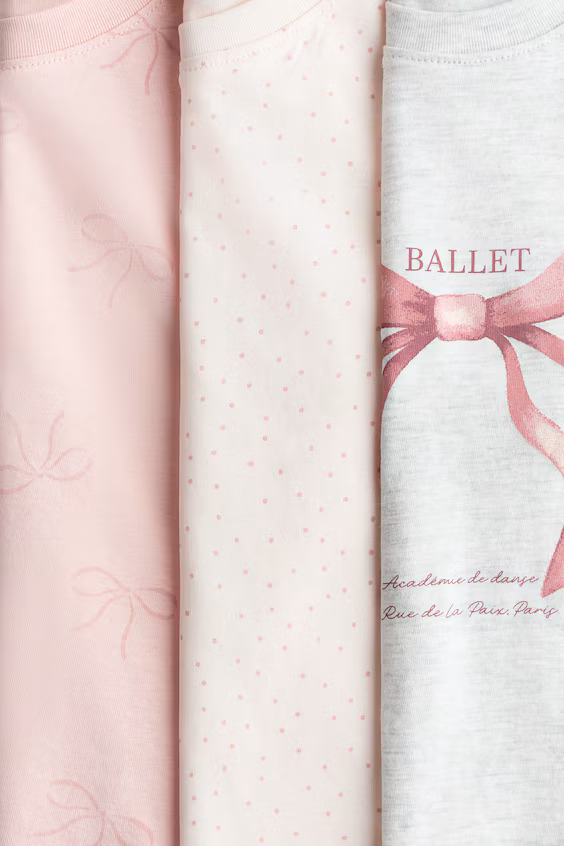 Набор из 3 принтованных футболок