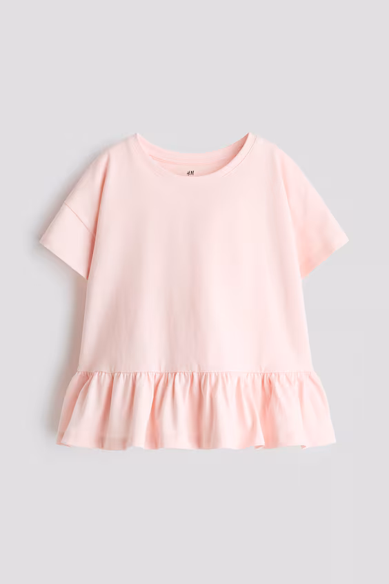 Свитер из хлопка с баской