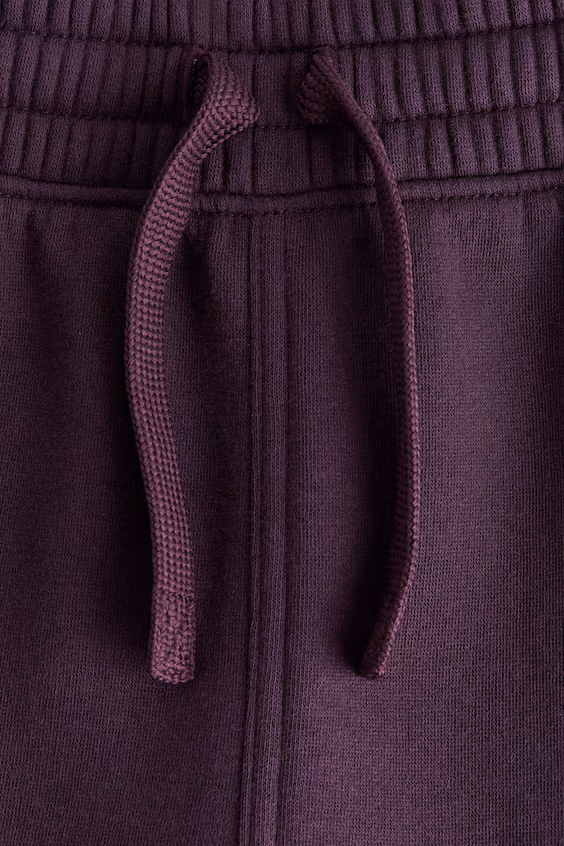 Брюки джоггеры из хлопкового мольтона