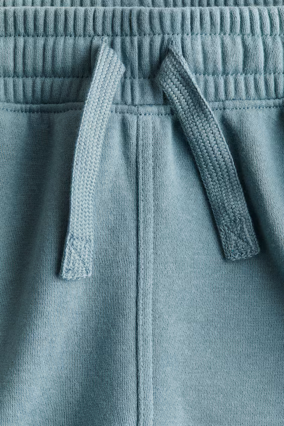 Брюки джоггеры из хлопкового мольтона