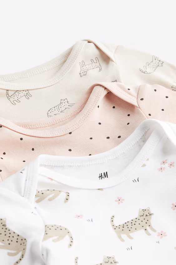 Пакет из 3 комбинезонов с длинными рукавами