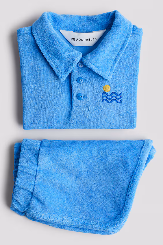 Комплект из 2 предметов из турецкого плотного хлопка