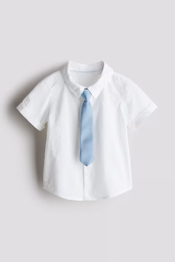 Комплект рубашки и галстука