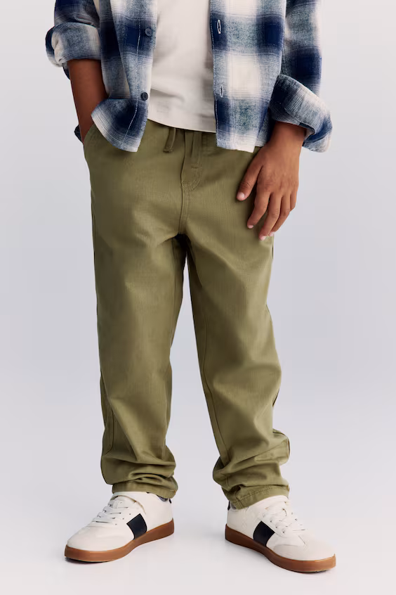 Хлопковые брюки-чиносы