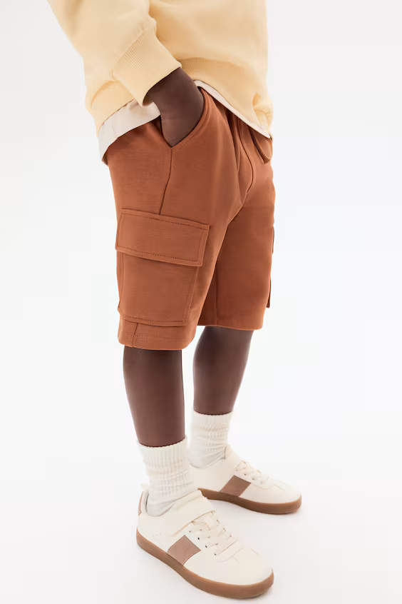 Шорты карго из мольтона