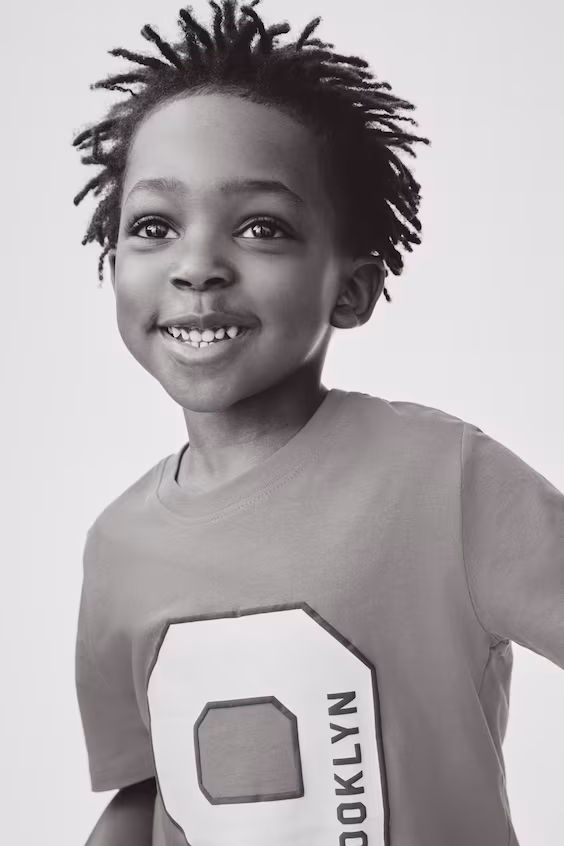 Футболка из хлопка с принтом