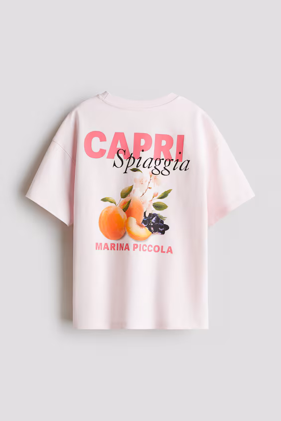 Oversize футболка из хлопка