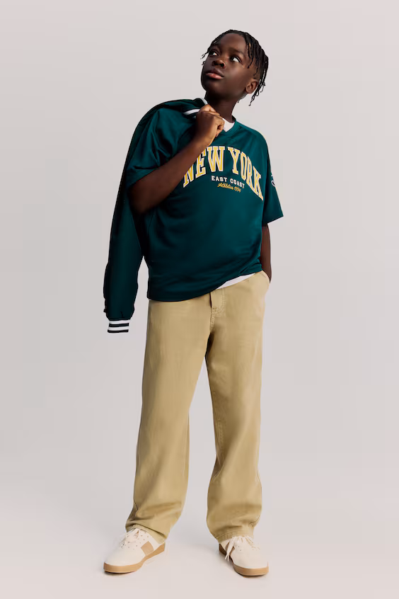 H&m свободный хоккейный свитер