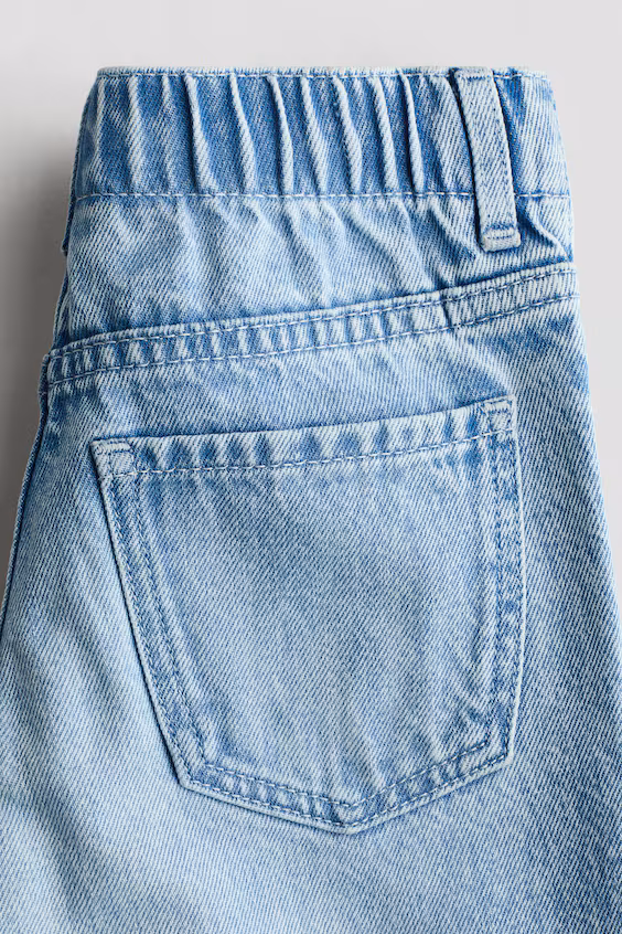 Джинсы широкие на запах