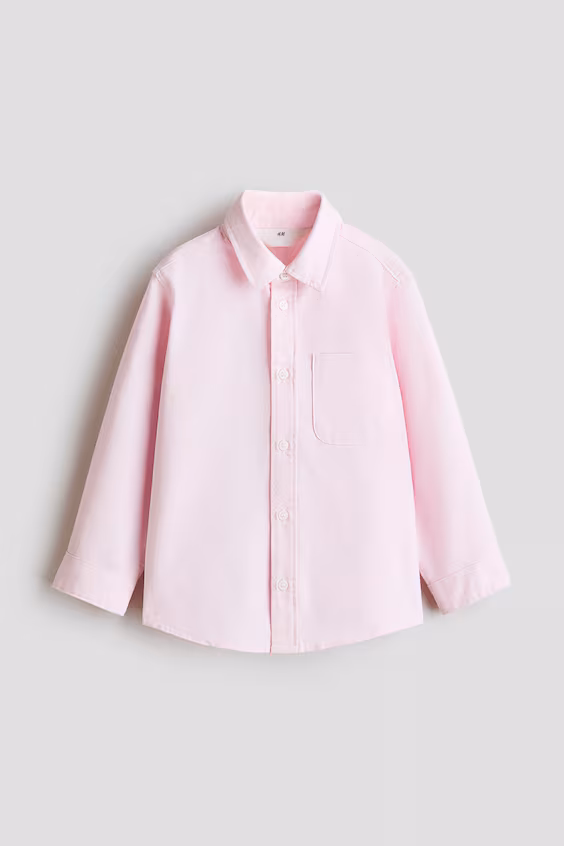 Рубашка из хлопка h&m