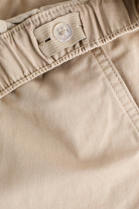 Карго джоггеры из хлопковой саржи