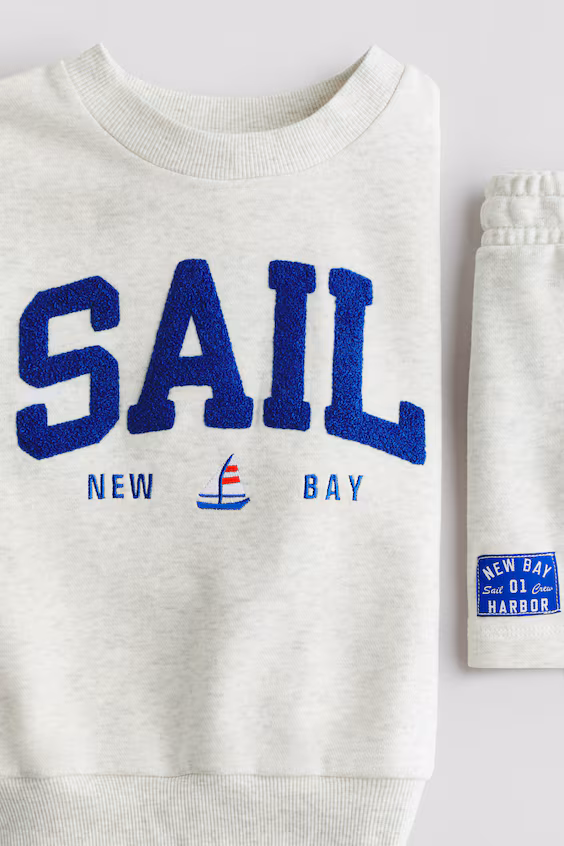 Комплект из 2 предметов из мягкого хлопкового муслина с узором