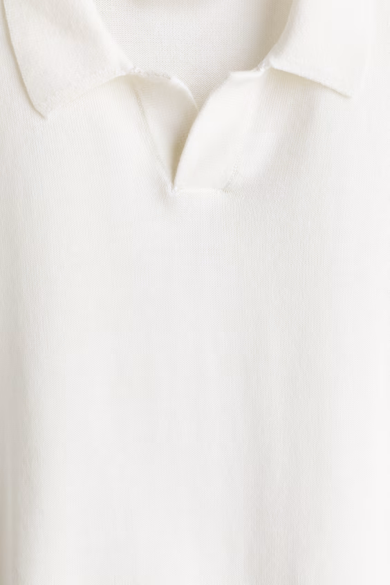 Поло из тонкого хлопкового пике