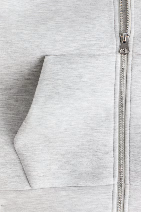 Парка из неопрена с капюшоном и молнией