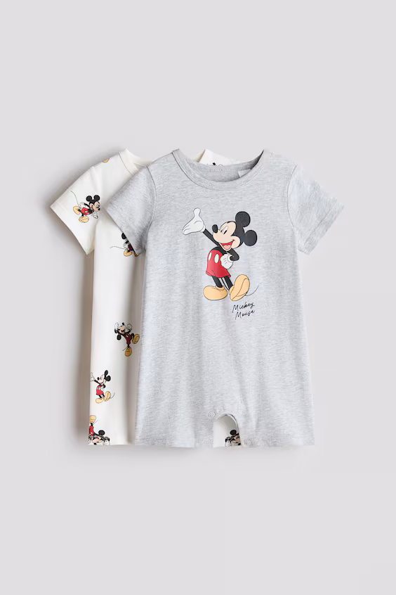 Набор из 2 комбинезонов из хлопка