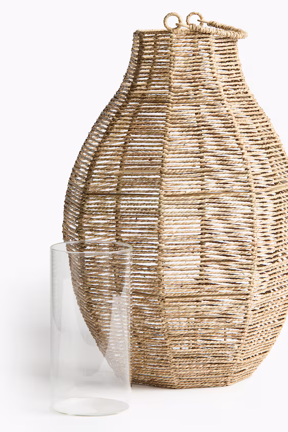 Экстра крупный светильник из морской травы