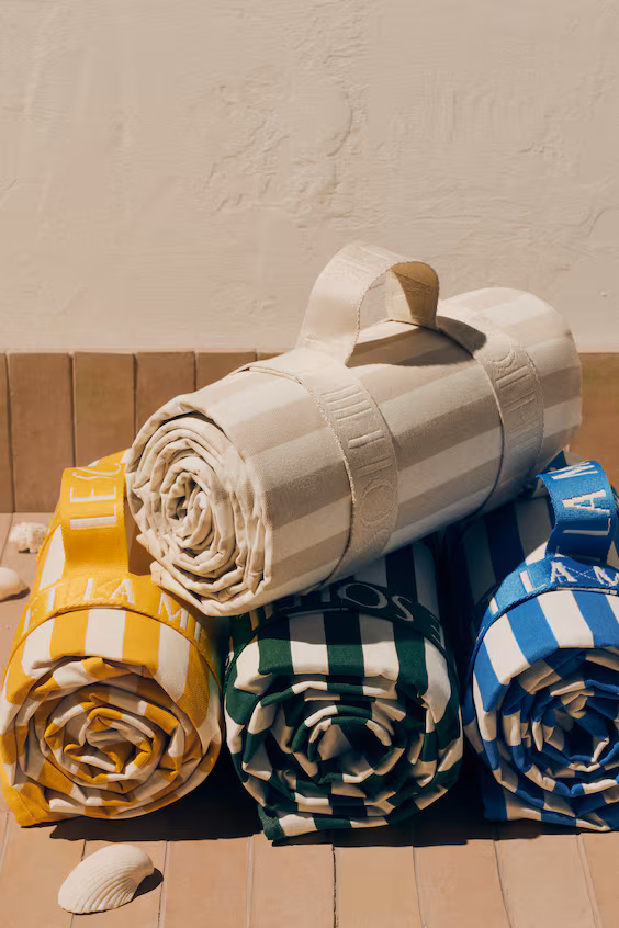 Плед для пикника в полоску