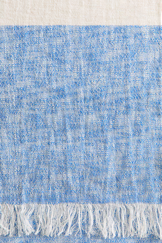 Плед из смесового льна