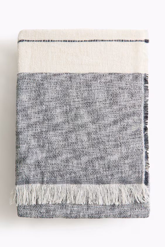 Плед из льняной смеси