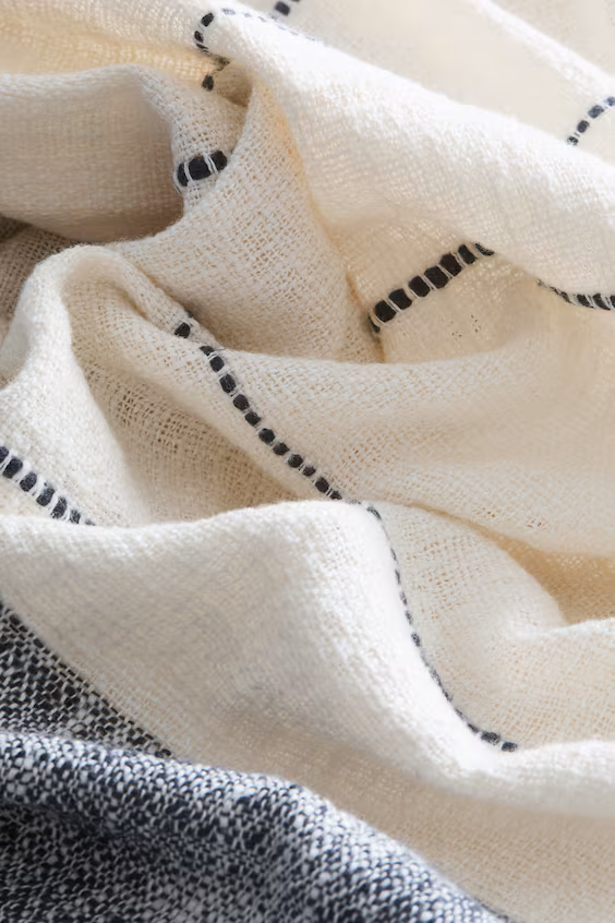 Плед из льняной смеси