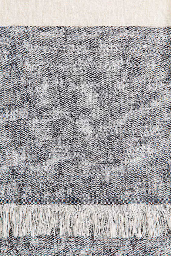 Плед из льняной смеси