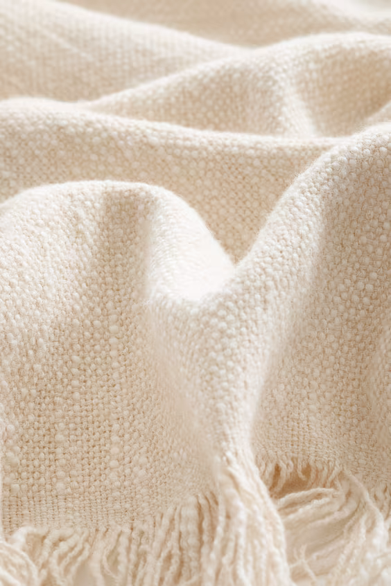 Плед из смесового хлопка h&m