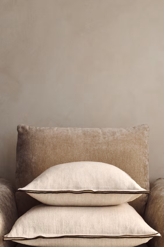 Чехол на подушку из смеси льна