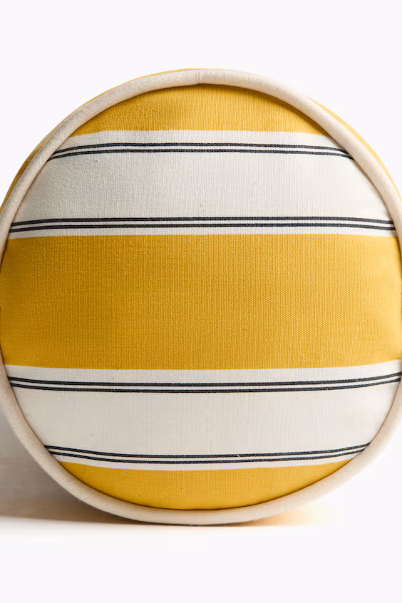 Внешняя цилиндрическая подушка из хлопка