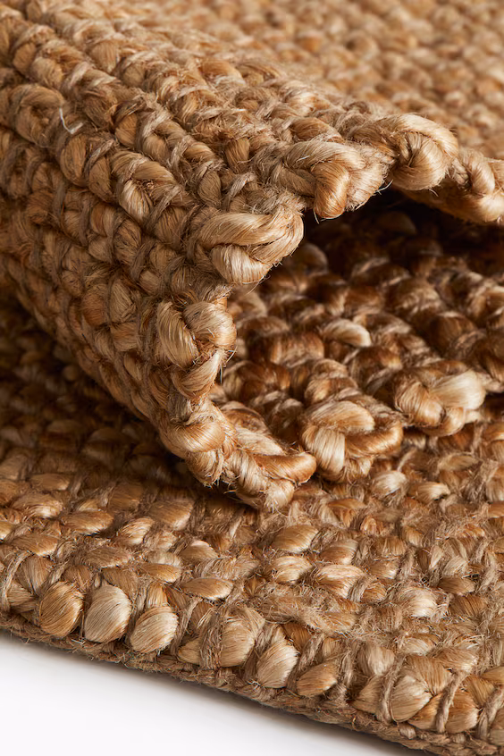 Большой коврик из джута