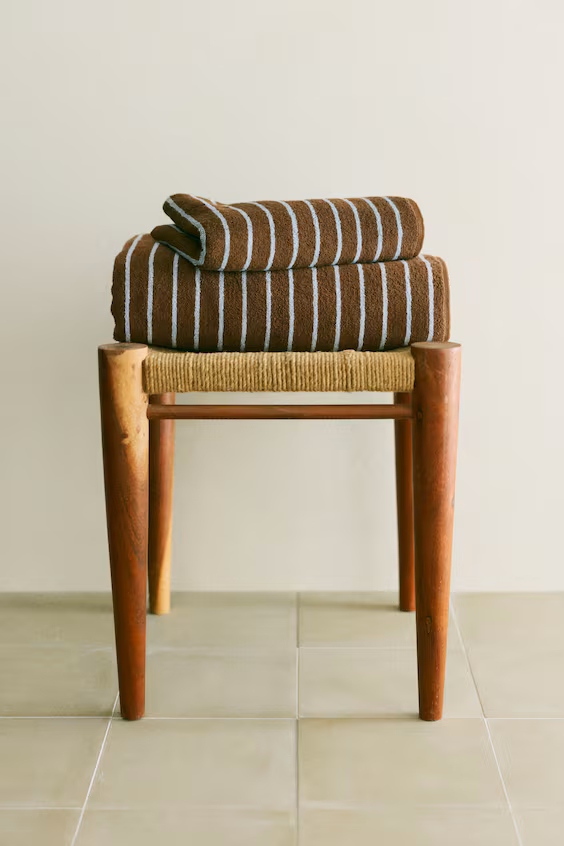 Рушник в полоску для рук