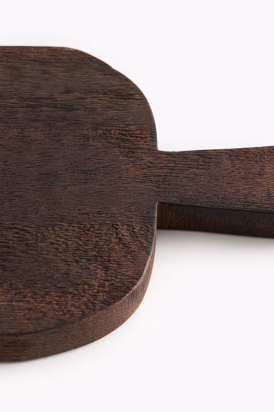 Длинная деревянная кухонная доска из мангового дерева