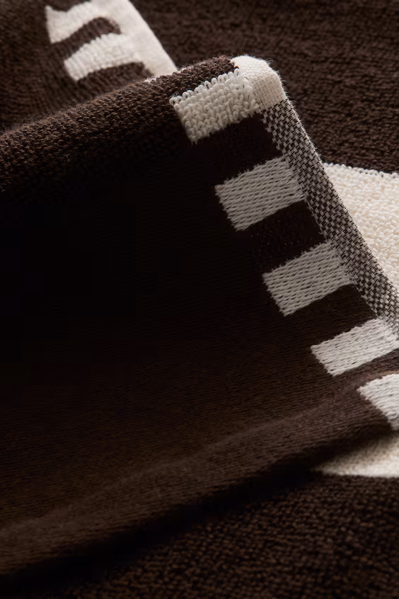 Пляжное полотенце в полоску из хлопка