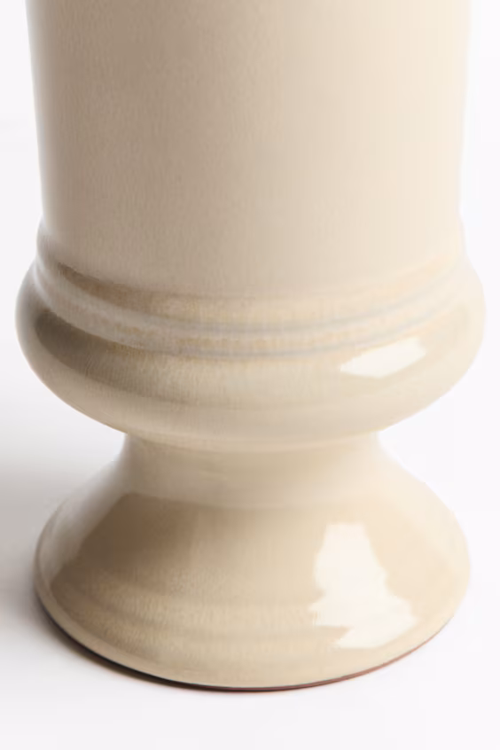 Большой глиняный кувшин с реактивной эмалью