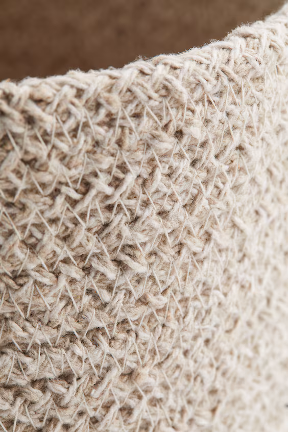 Маленькая хлопковая корзина для хранения