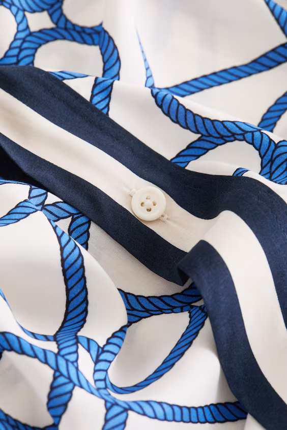 Пляжное платье с принтом