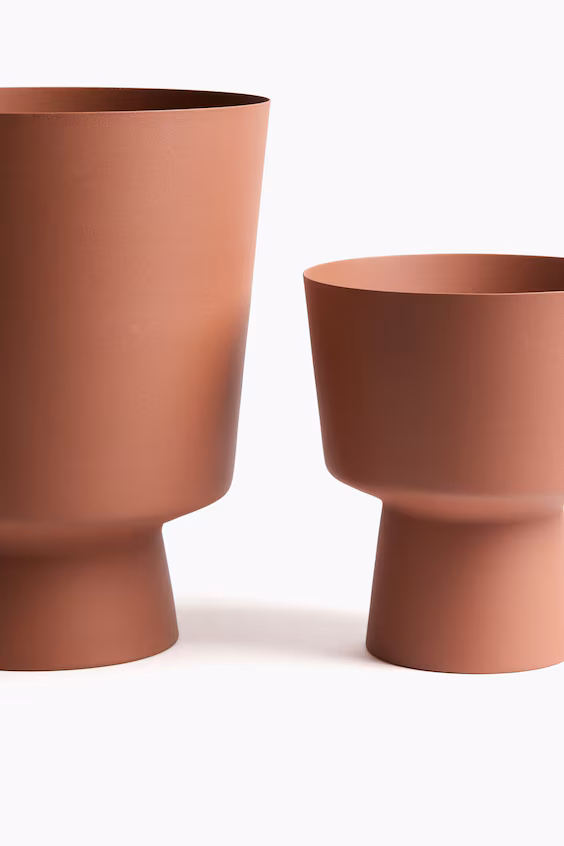 Металлическая ваза h&m