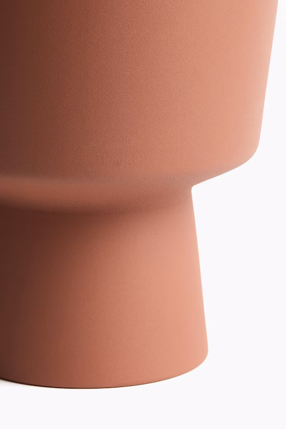 Металлическая ваза h&m