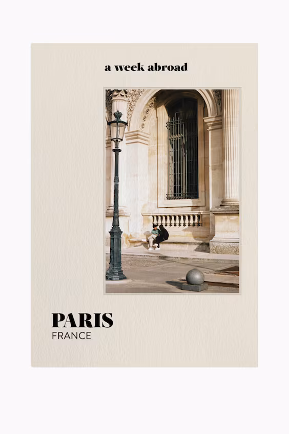 Неделя за границей: париж