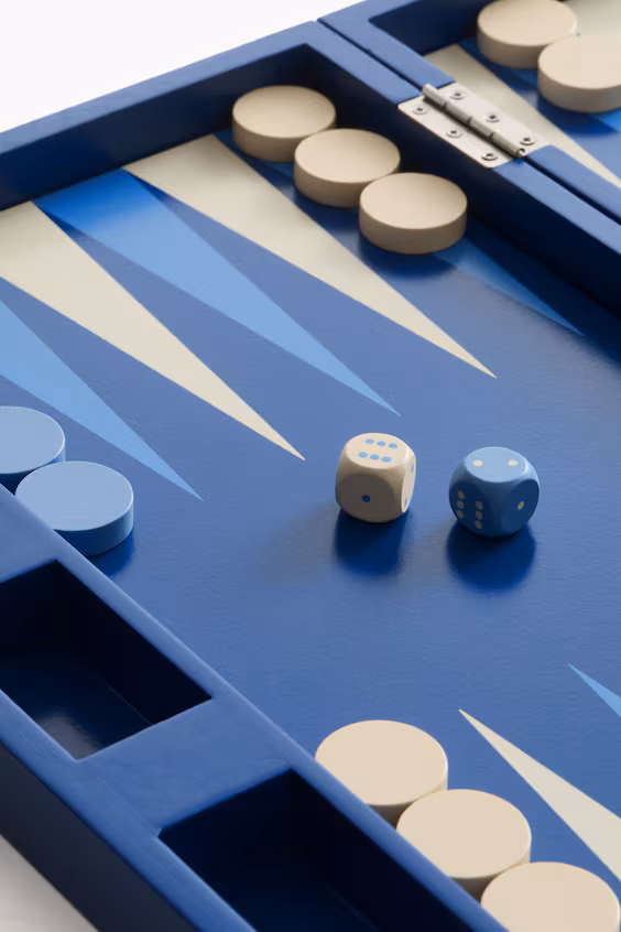 Набор для игры в нарды из дерева