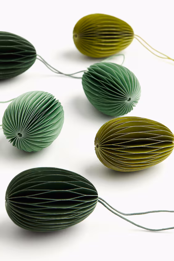 Набор из 6 пасхальных украшений